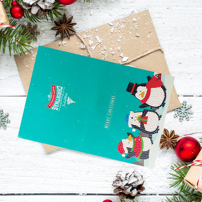 Cartoon Christmas Greeting Cards | 6 Pieces