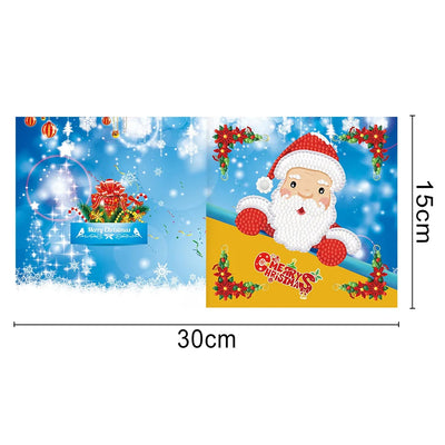 Cartoon Christmas Greeting Cards | 8 Pieces