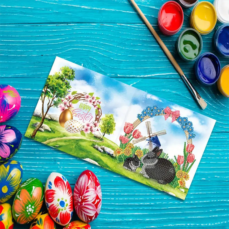 Farm Easter Greeting Cards | 8 Pieces