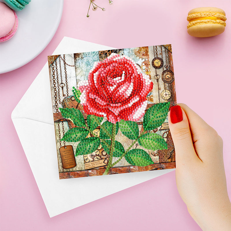 Flowers Greeting Cards | 8 Pieces