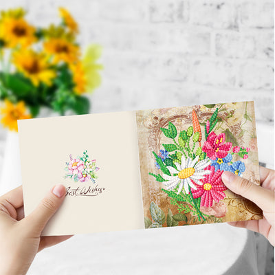 Flowers Greeting Cards | 8 Pieces