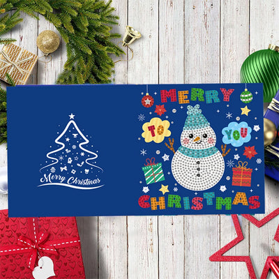 Cartoon Christmas Greeting Cards | 6 Pieces