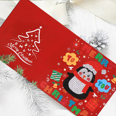 Cartoon Christmas Greeting Cards | 6 Pieces