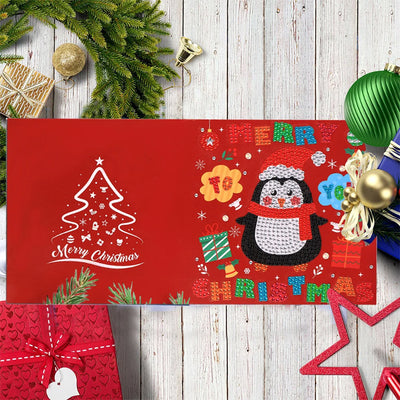 Cartoon Christmas Greeting Cards | 6 Pieces