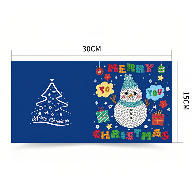 Cartoon Christmas Greeting Cards | 6 Pieces