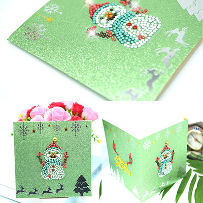 Cute Christmas Animals Greeting Cards | 6 Pieces