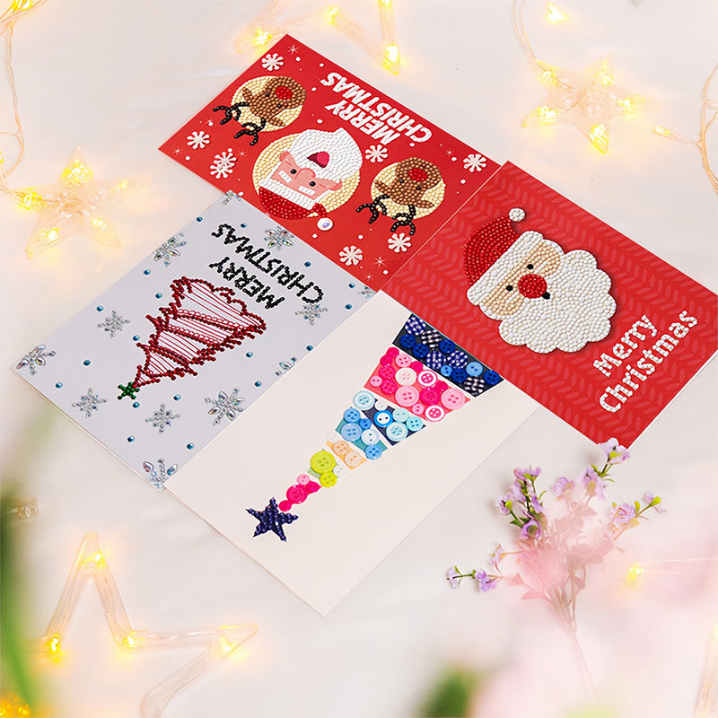 Merry Christmas Greeting Cards | 8 Pieces