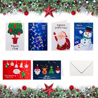 Merry Christmas Greeting Cards | 6 Pieces