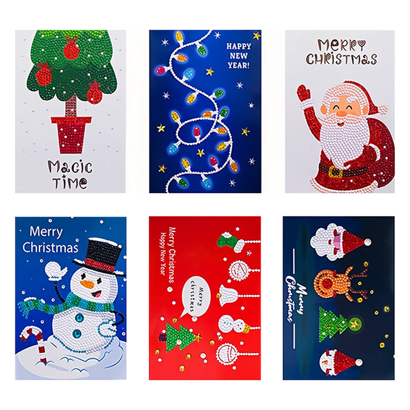 Merry Christmas Greeting Cards | 6 Pieces