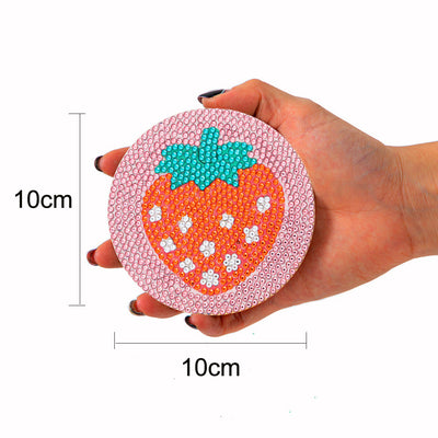 Summer Fruits Diamond Painting Coasters 6Pcs