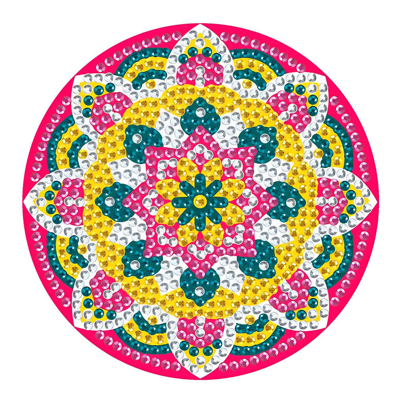 Mandala (with Light) Diamond Painting Coasters 1/4Pcs