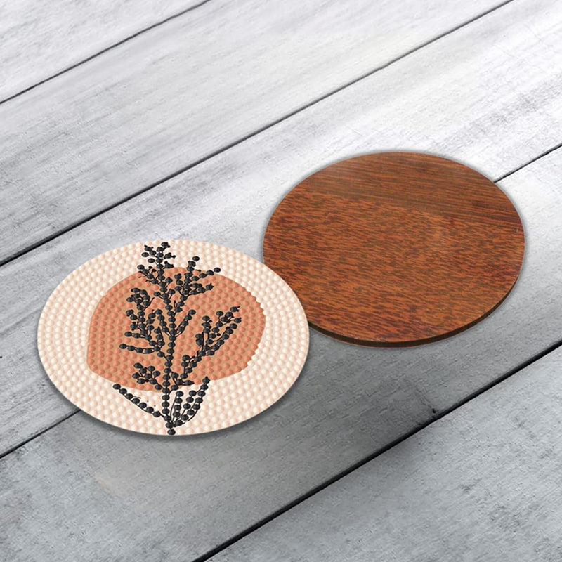 Plants in Vase Diamond Painting Coasters 8Pcs