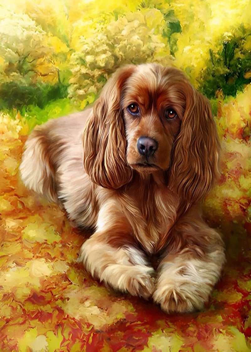 Cocker Spaniel Dog Diamond Painting