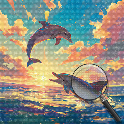 Dolphins and Sea Diamond Painting