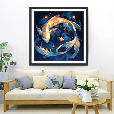 Fish and Stars Diamond Painting