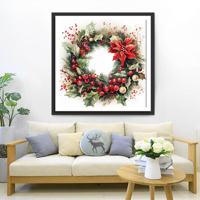 Christmas Wreath Diamond Painting