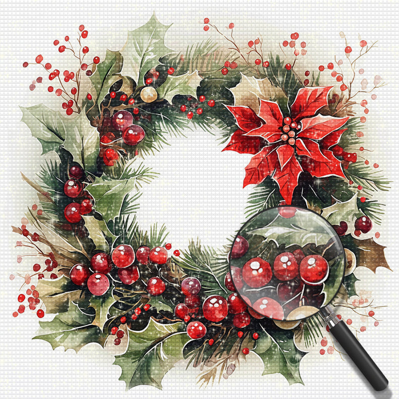 Christmas Wreath Diamond Painting