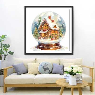 Christmas Crystal Ball Diamond Painting