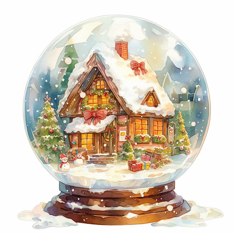 Christmas Crystal Ball Diamond Painting