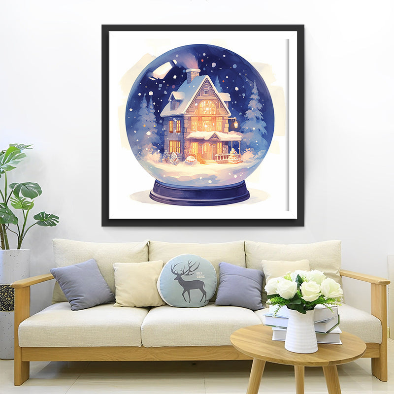 Christmas Crystal Ball Diamond Painting