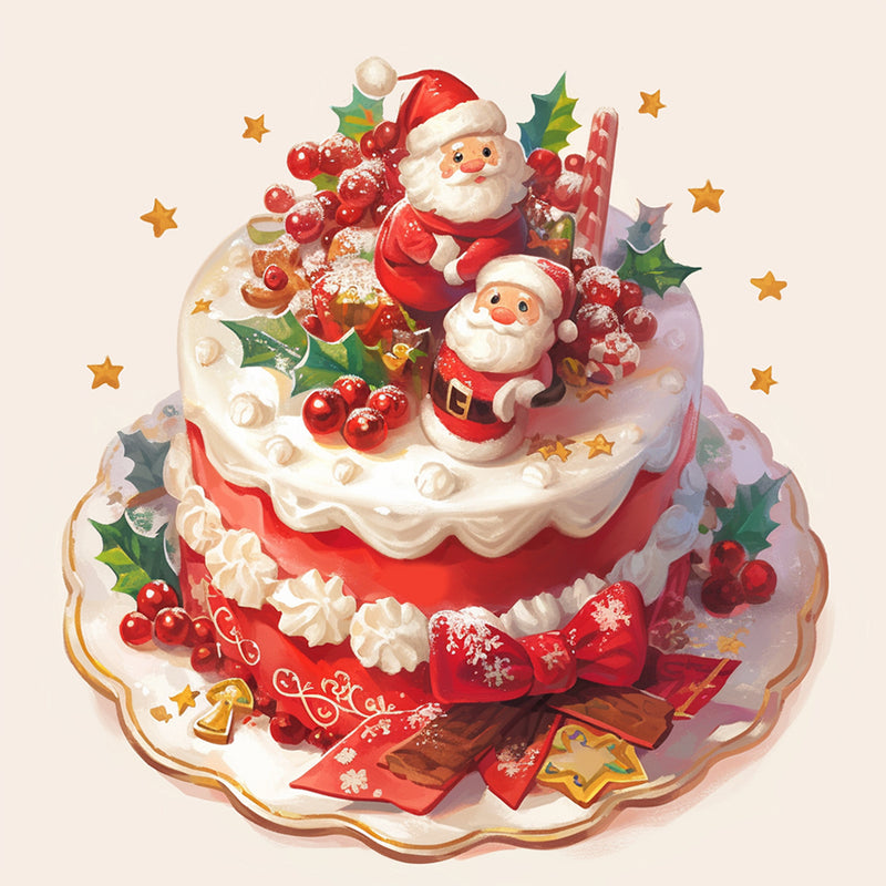 Christmas Cake Diamond Painting