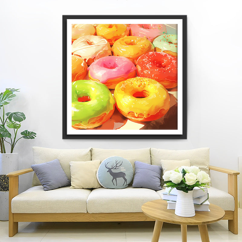 Colorful Donuts Diamond Painting