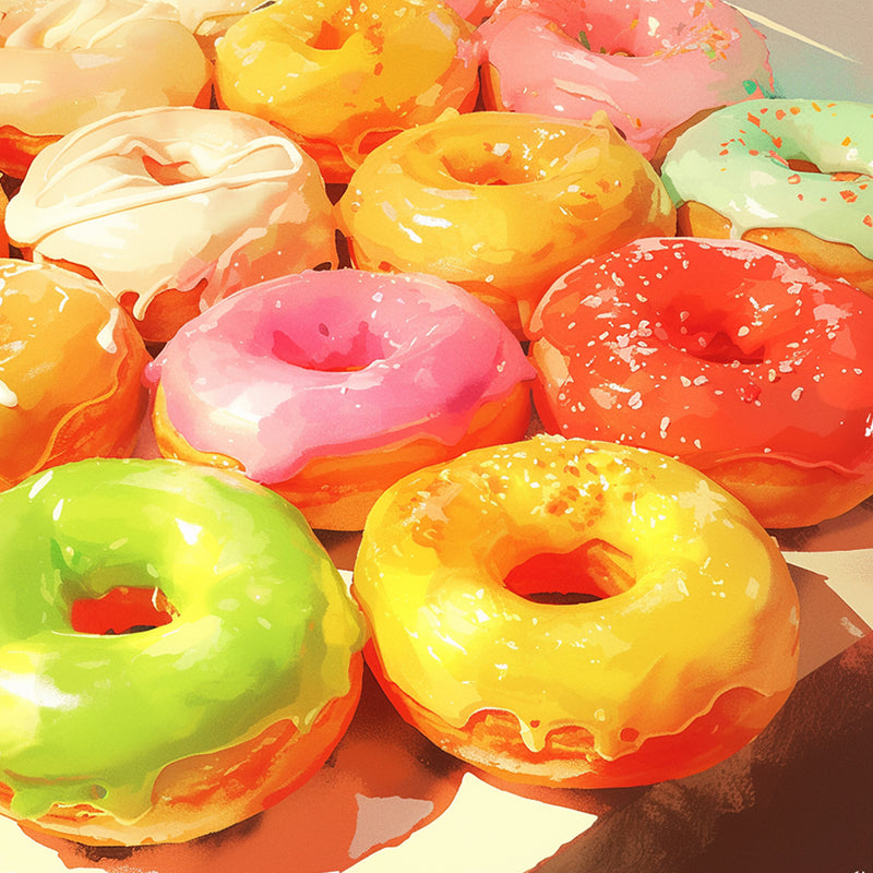 Colorful Donuts Diamond Painting