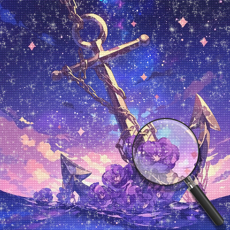 Popular Anchor and Starry Sky Diamond Painting