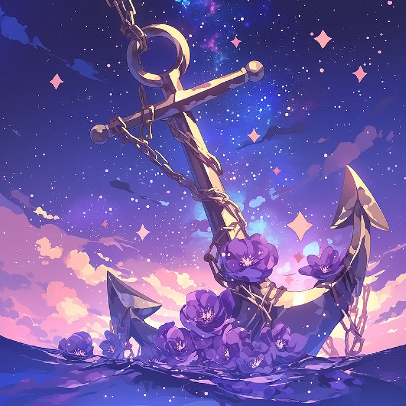 Popular Anchor and Starry Sky Diamond Painting