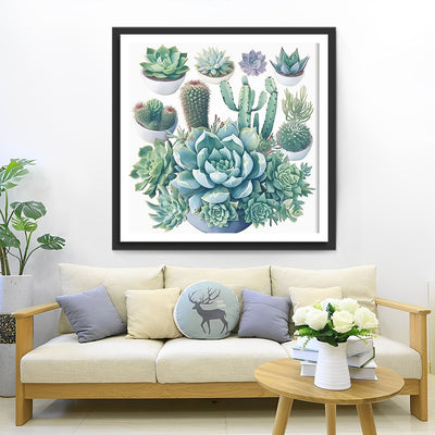 Plants Succulent Diamond Painting