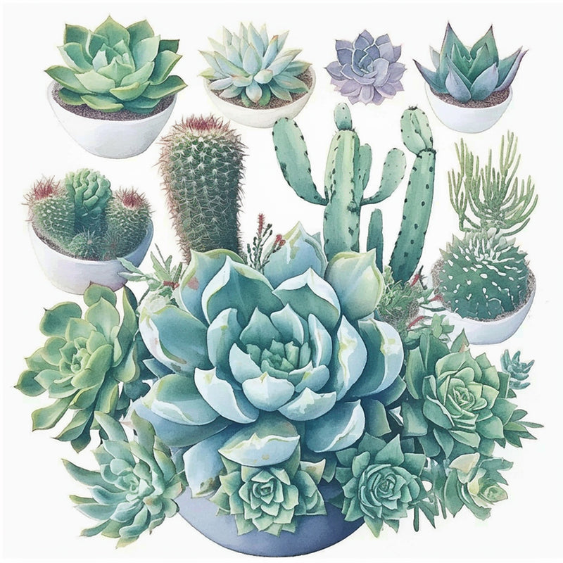 Plants Succulent Diamond Painting