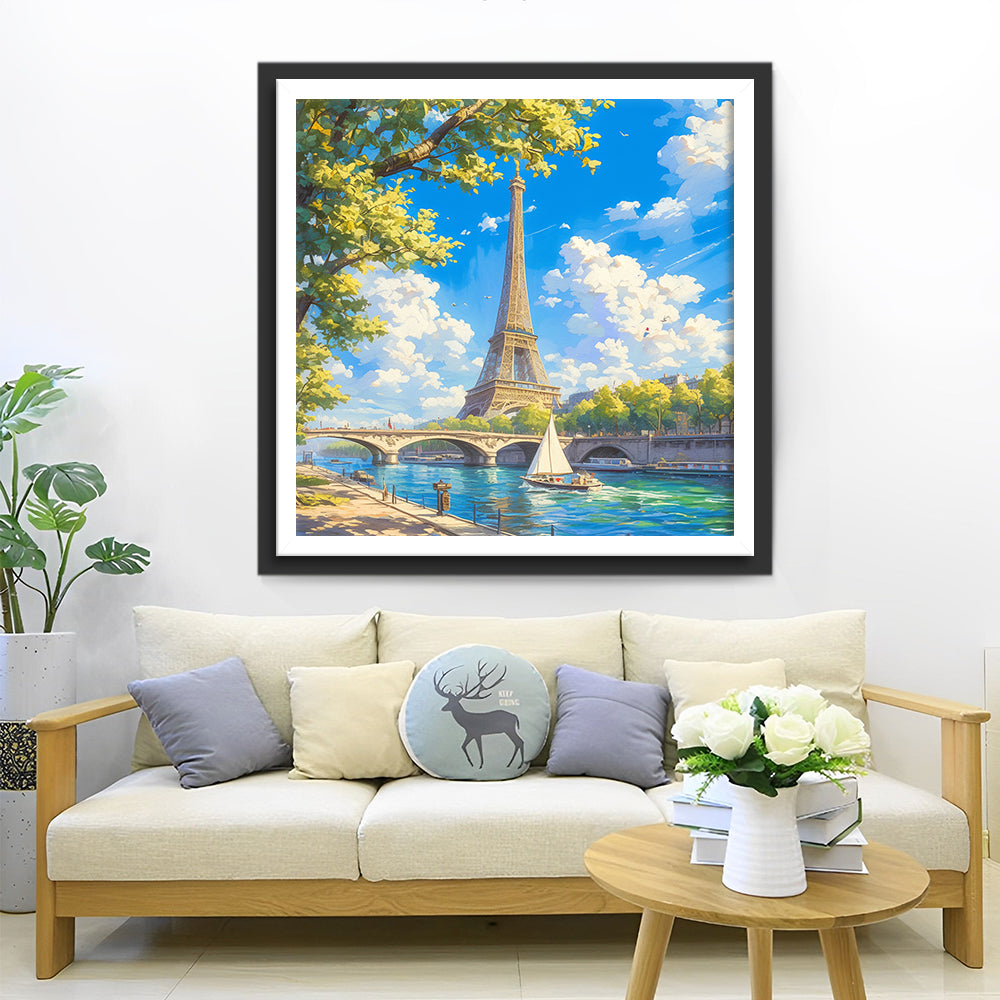 Eiffel in Summer Diamond Painting