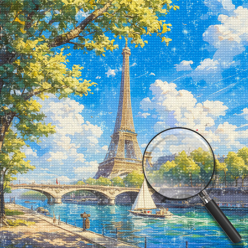 Eiffel in Summer Diamond Painting