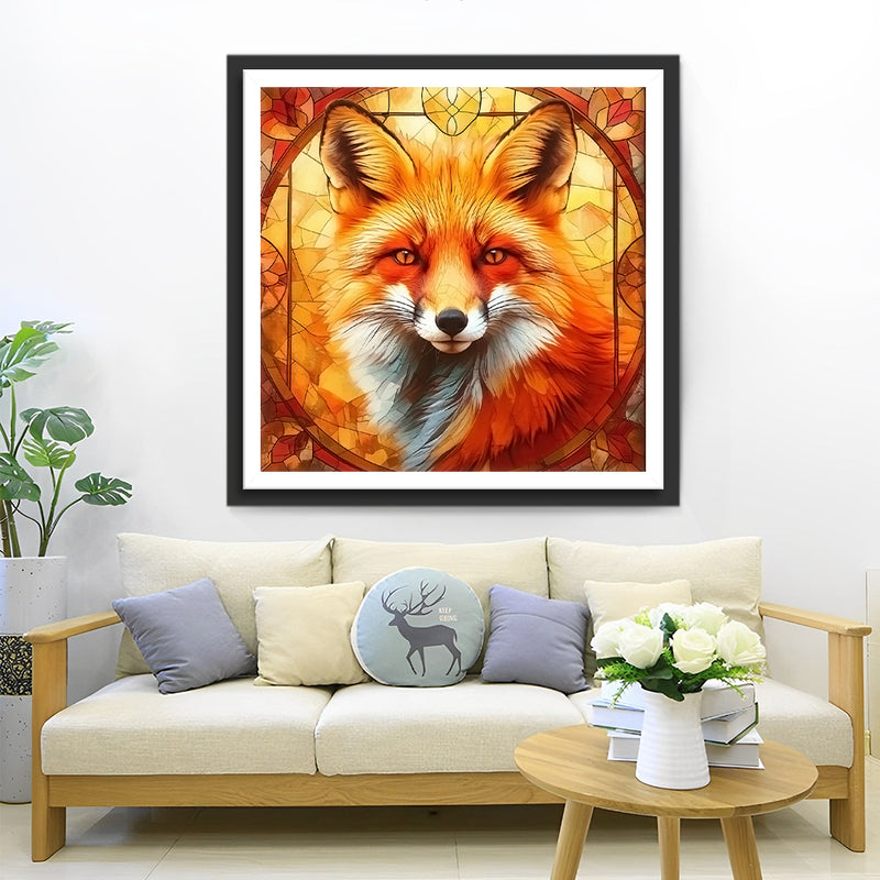 Fox Head Diamond Painting