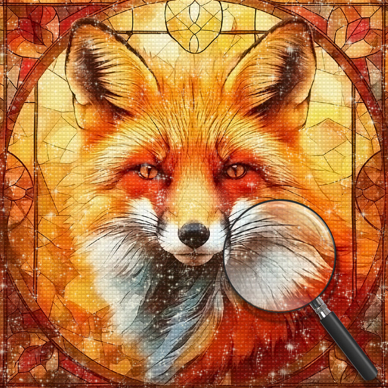 Fox Head Diamond Painting