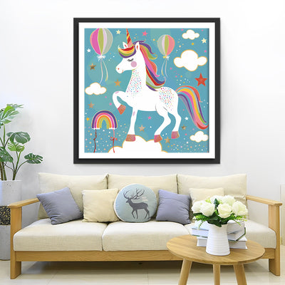 Cartoon Unicorn Diamond Painting