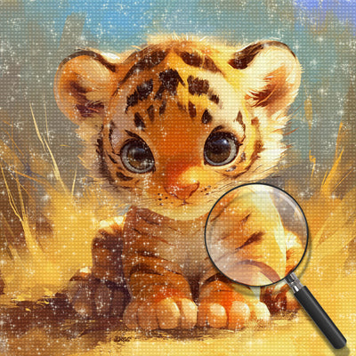 Little Cartoon Tiger Diamond Painting