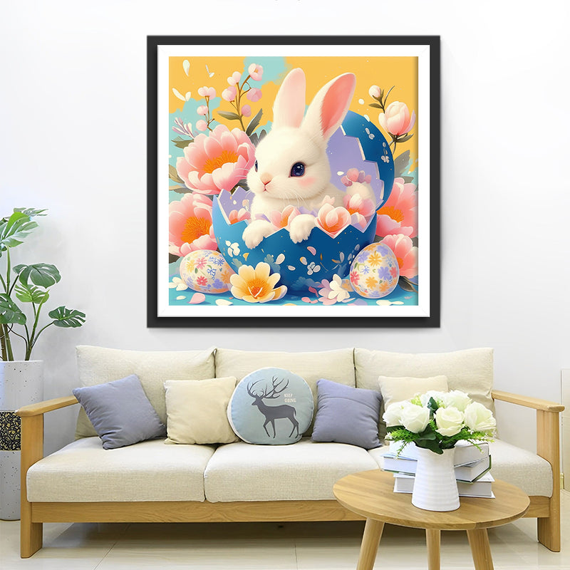 Easter Eggs and Rabbit Diamond Painting