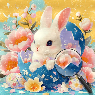 Easter Eggs and Rabbit Diamond Painting