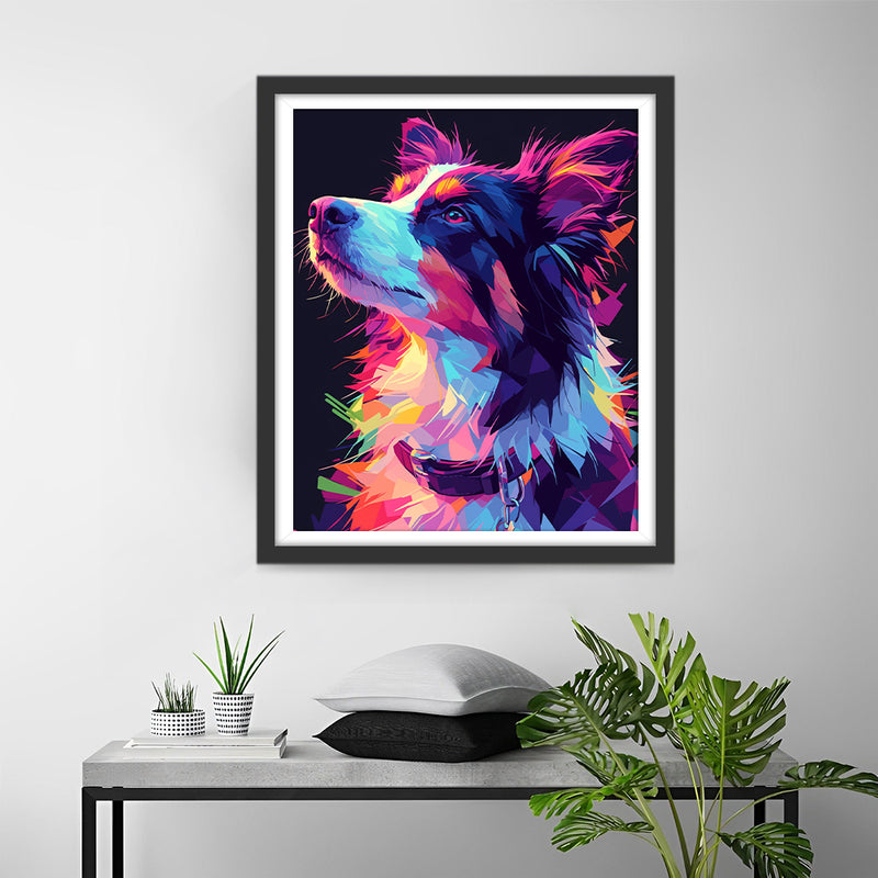 Border Collie Diamond Painting