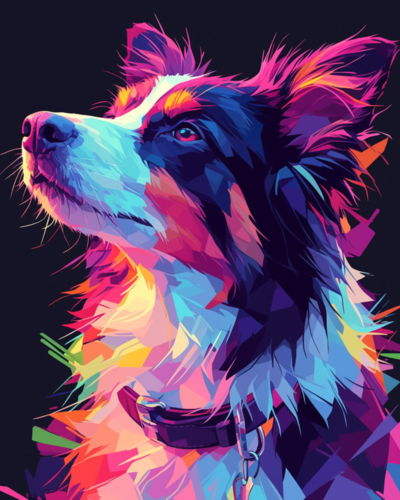 Border Collie Diamond Painting