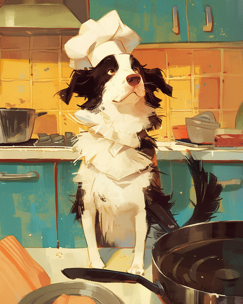 Chef Dog Diamond Painting