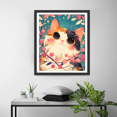 Cute Cartoon Cat Diamond Painting