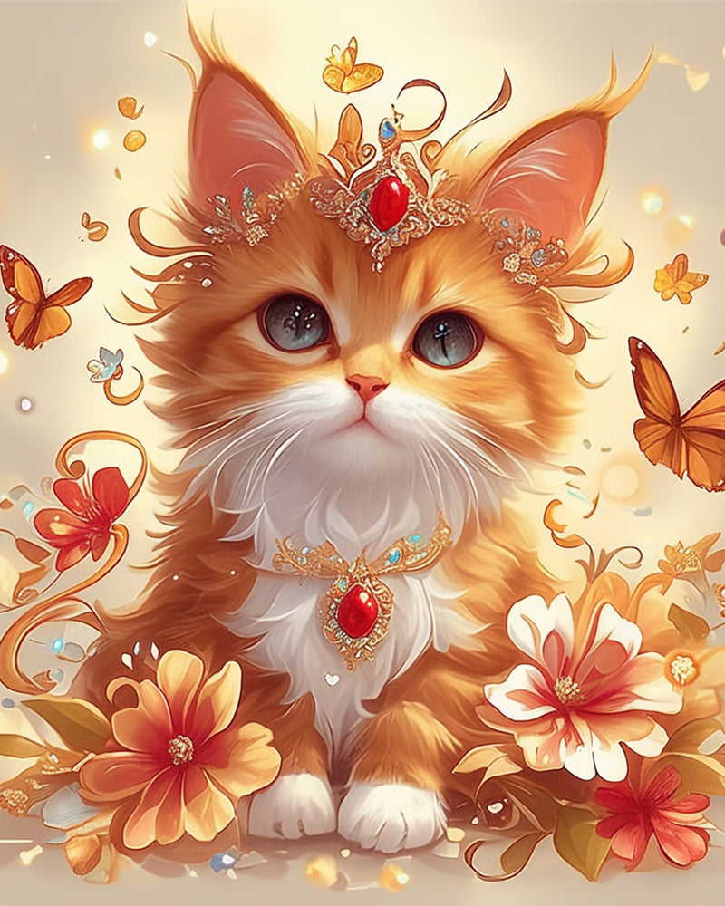 Noble Cat Diamond Painting