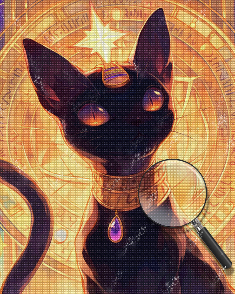 Egyptian Cat Diamond Painting