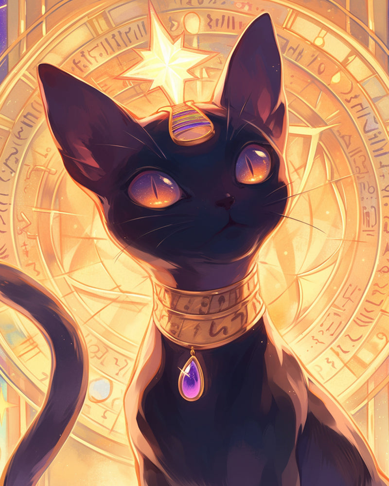 Egyptian Cat Diamond Painting