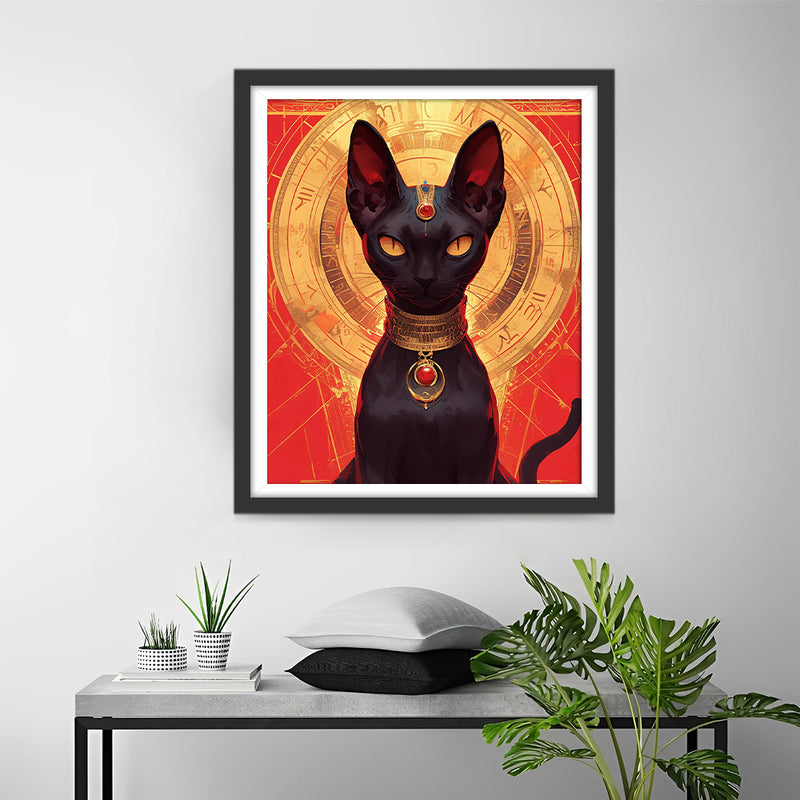 Egyptian Cat Diamond Painting