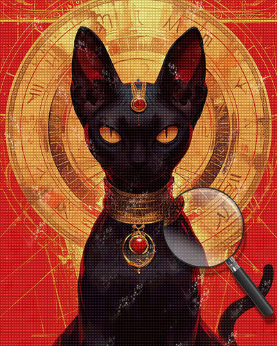 Egyptian Cat Diamond Painting