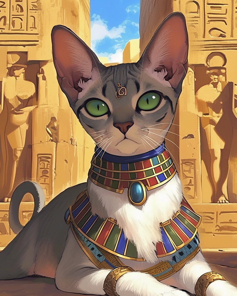 Egyptian Cat Diamond Painting
