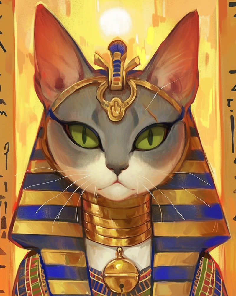 Egyptian Cat Diamond Painting